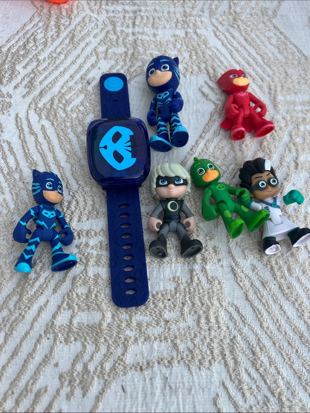 Disneys PJ Masks Lot of figures 6 figures and a watch